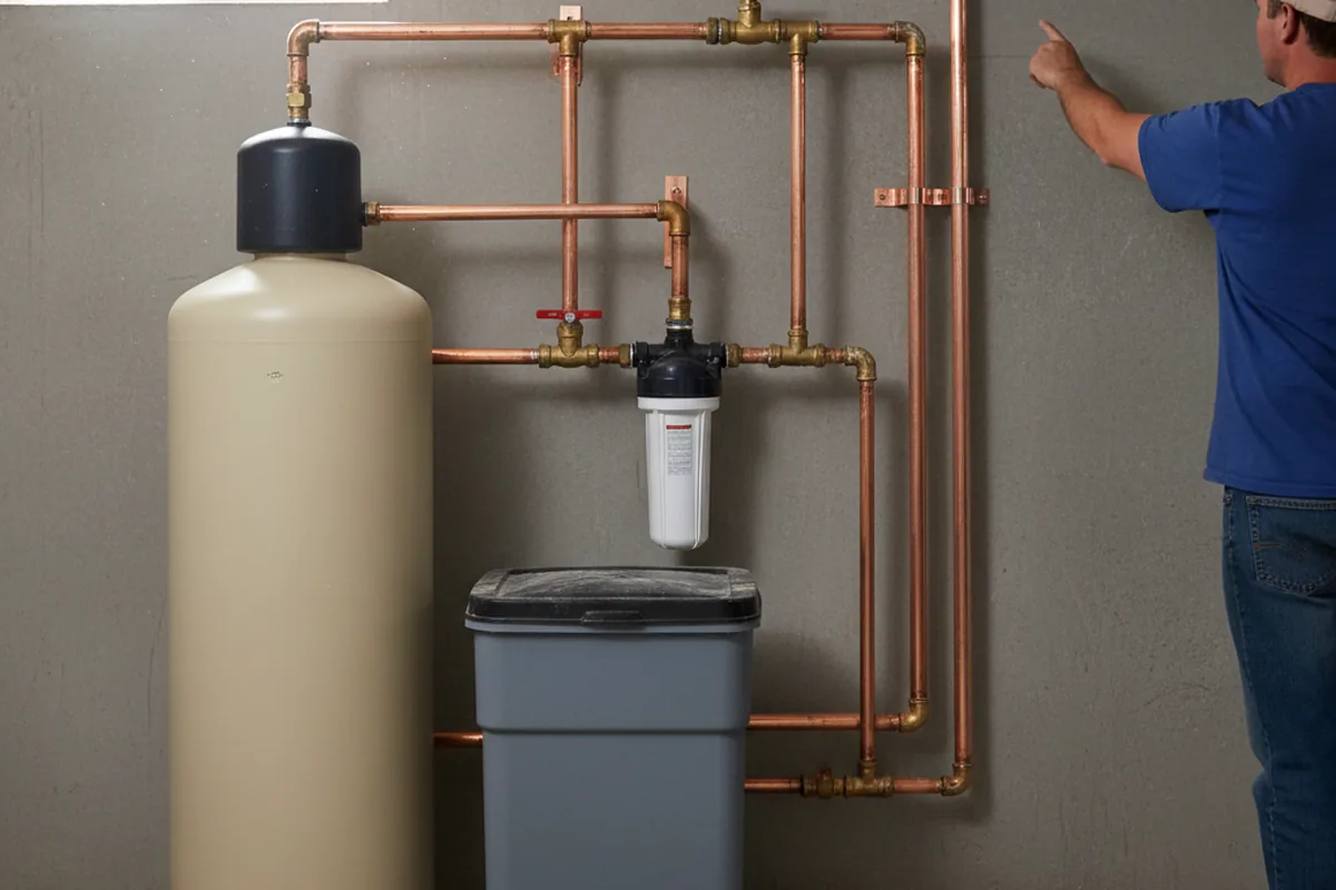 Whole-house water treatment system installed in Dansville